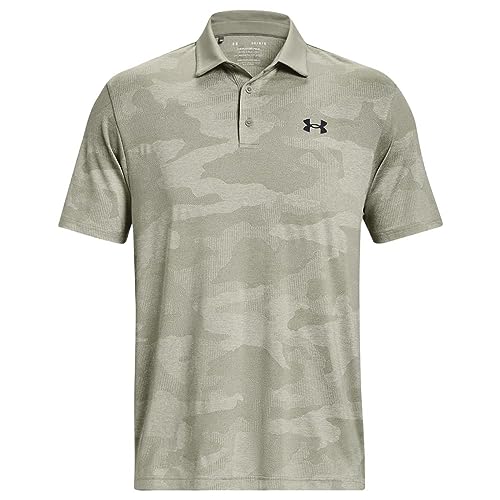 Polo jacquard homme Under Armour Playoff 2.0 contre la chaleur sur le terrain de golf
