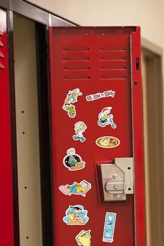 Ed, EDD n Eddy Cartoon 100ct Vinyl Large Deluxe Stickers Variety Pack &ndash; Die Cut Animated Series Decals for Laptop, Water Bottle, Scrapbooking, Tablet, Indoor & Outdoor Use