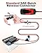 16AWG 2FT SAE Connector, EXTRACTME 2 Pack SAE to O Ring Terminal Harness with 15A Fuse, 2 Pin SAE Connector Plug, SAE Battery Connector Extension Cable for Car Motorcycle Boat Solar Panel Power Supply