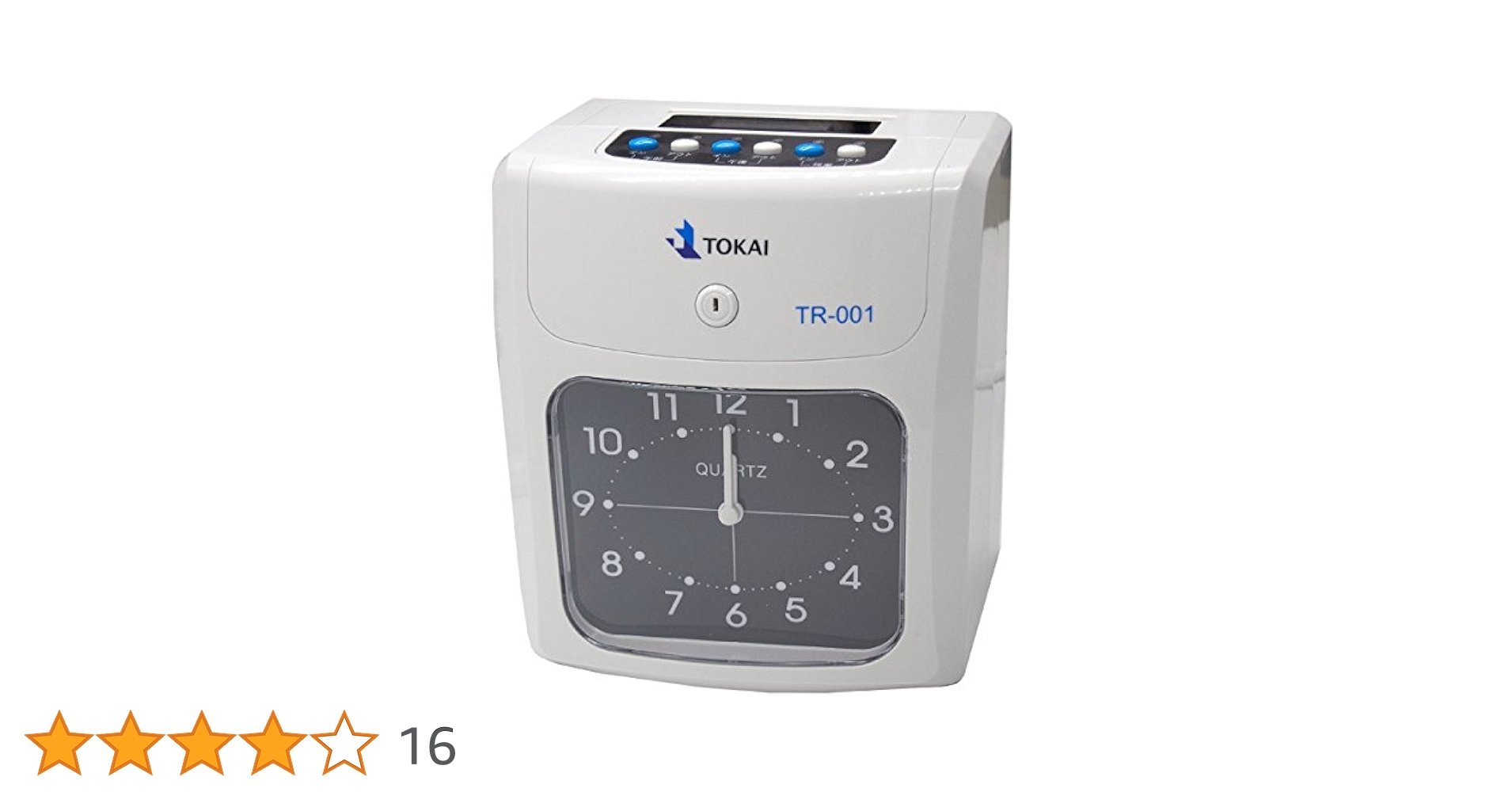 ★箱入カード付美品　TOKAI タイムレコーダーTR-001s 6欄印字 Amazon.co.jp: TOKAIZ タイムレコーダー タイムカード