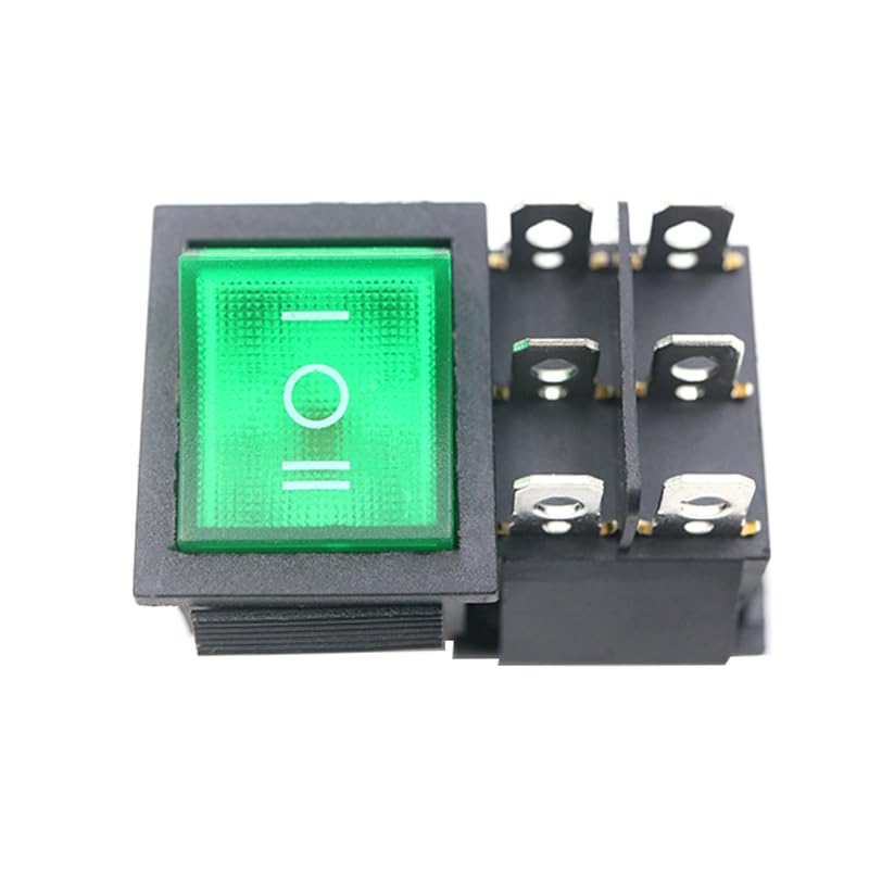 Interruptor KCD4 ON-OFF-ON de 3 posiciones para solucionar fallos en paneles de potencia 16A 5