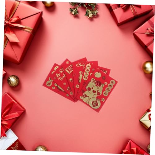 Enveloppes Rouges Li Xi de Qualité Supérieure | Motifs Cheval Dorés