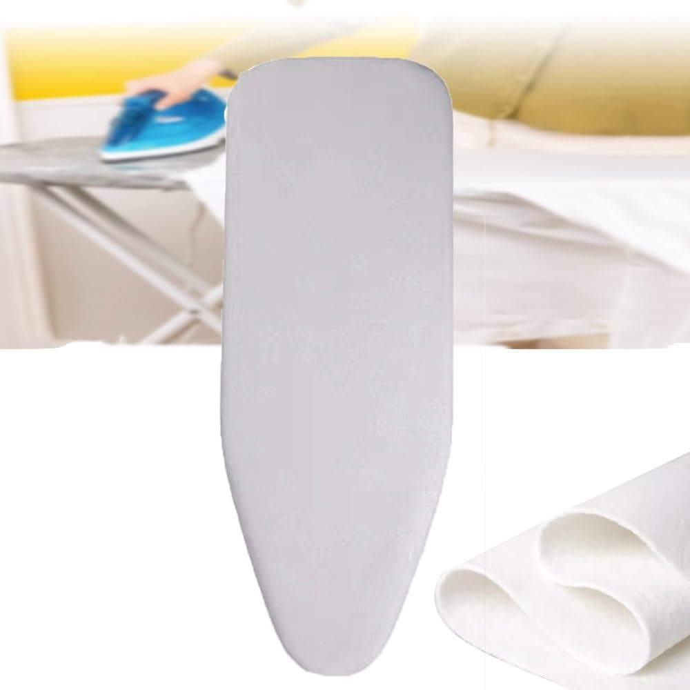 KFGISD, Pad With Thick Padding, 14x43 Inch Heat Reflective Ironing Board Pad, Standard Size ,Ironing Board Covers(Pink,14x40 Inch(100x34cm))