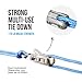 Roperoller The Original Rope Tightening Tool & Tensioner 6-Pack with Rollercam Technology – Heavy-Duty Tie Down for Outdoors, Tarps, Boating & Camping Gear – Includes Reflective Cord & Carry Case