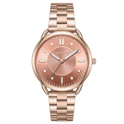 Image of Letoff Vintage Mature Women Watch, Sophisticated Ladies Wrist Watch, Magnetic Strap, Stainless Steel 3ATM Waterproof Quartz Analog Watch