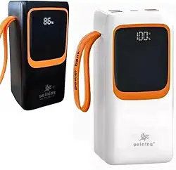 Carregador Portatil Power Bank 50000mah Universal Display Digital Carregamento Turbo Ultra Rápido 22.5W