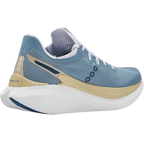 Image of Saucony Women's Endorphin Pro 5 Sneaker, Storm /Gilded, 8.5