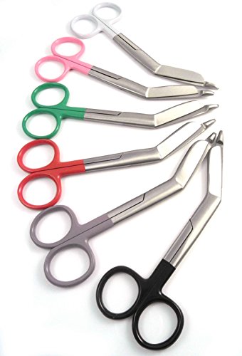 Preisvergleich Produktbild INKL. GRAVUR Schere 14,5cm Griff in Farbe