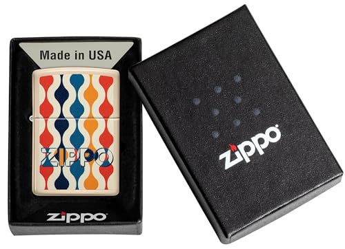 Zippo Encendedor retro Flat Sand 49902 objeto de colección metálico 7