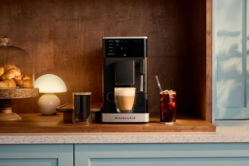 KitchenAid 5KES8452 Fully Automatic Espresso Maker with Iced Coffee KF2, Bean to Cup Coffee Machine with Built-in Grinder, 7 Recipe Options, Steam Wand, Matte Black - Image 15
