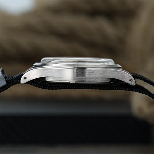 Image of TACTICAL FROG Militado 36mm Field Watch VH31 Japan Movt with Sweep Seconds Military Style Men's Watch with Nylon Strap, 100M Waterproof - ML13 /ML14 Series