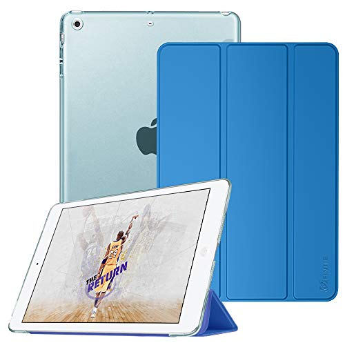 Fintie Case for iPad Mini 3/2 / 1 - Lightweight Smart Slim Shell Translucent Frosted Back Cover Protector Supports Auto Wake/Sleep for iPad Mini 1 / Mini 2 / Mini 3, Royal Blue