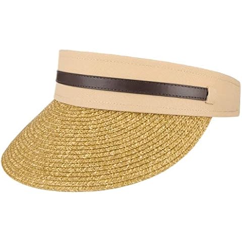 Visera de Paja Timana Mujer con Protección Solar Cover