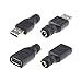 EMSea 4 Stück USB zu 5,5 x 2,1 mm DC Netzadapter für Laptop 2 USB Stecker und 2 USB Buchsen Netzteil Adapter und Buch günstig Kaufen-EMSea 4 Stück USB zu 5,5 x 2,1 mm DC Netzadapter für Laptop 2 USB Stecker und 2 USB Buchsen Netzteil Adapter