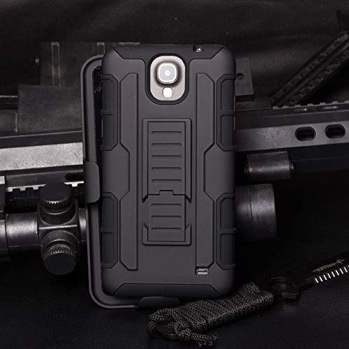 Cocomii Robot Belt Clip Holster Galaxy Mega 2 Case, Slim Thin Matte Kickstand Swivel Belt Clip Holster Reinforced Drop Protection Fashion Bumper Cover Compatible with Samsung Galaxy Mega 2 (Black)