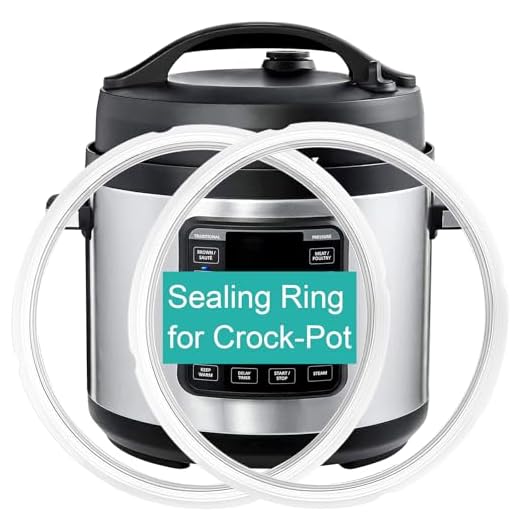2-Pack Original Silicone Sealing Rings for Crockpot