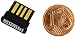 Produktbild mumbi Pico Bluetooth Mini Micro Dongle USB-Adapter Class2 EDR V2.0 50m - Windows 7 / XP/Vista / 2000