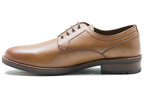 Red Tape Elcot, Scarpe Stringate Derby Uomo, (Tan