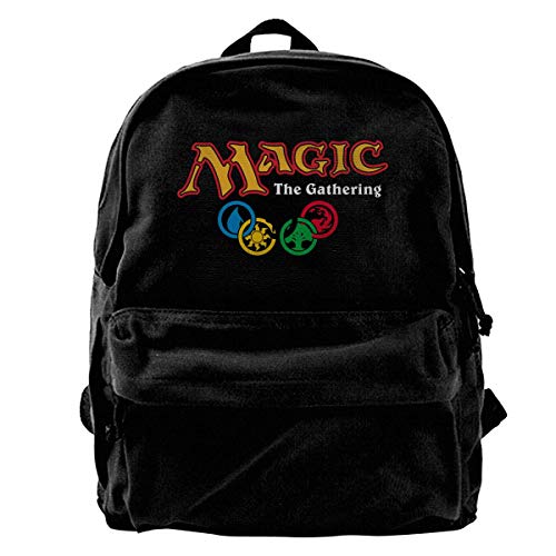 Fashion Casual Canvas Bookbag MTG Magic The Gathering Classical Basic Travel Backpack
