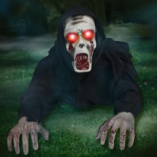 Own1one Halloween Deko Outdoor, Halloween Kriechende Zombiesmit...