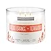 Essential Elements by Candle-lite Scented Candles, Blood Orange & Teakwood Fragrance, One 14.75 oz. Three-Wick Aromatherapy Candle with 45 Hours of Burn Time, Off-White Color