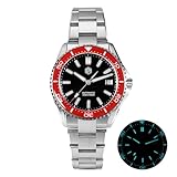 San Martin Enamel Dial Full Luminous Dive Watch NH35 Automatic Mechanical Stainless Steel (V 4)