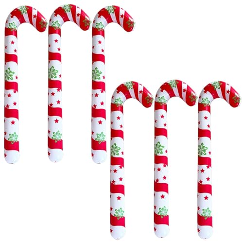 FALSKT 6PCS Bastones Inflables de Caramelo Bastones de Caramelo Inflables de Navidad Bastones de Caramelo inflables 88cm para Fiesta Interiores y Exteriores Regalos Navideño para Decoración del Hogar FALSKT 6PCS Bastones Inflables de Caramelo Bastones de Caramelo Inflables de Navidad Bastones de Caramelo inflables 88cm para Fiesta Interiores y Exteriores Regalos Navideño para Decoración del Hogar