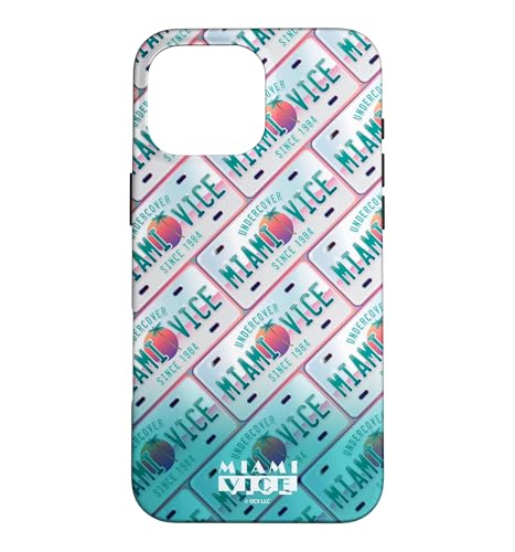 Miami Vice Undercover License Plate All Over Print �X�}�z�P�[�X iPhone 16 Pro Max �p