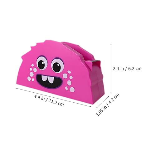 Gadpiparty Klebebandhalter Mit Cartoon-monster- Für Den Schreibtisch Kleiner Klebebandspender Zum Schneiden Stabile Konstruktion Multifunktional(Zufällige Farbe)