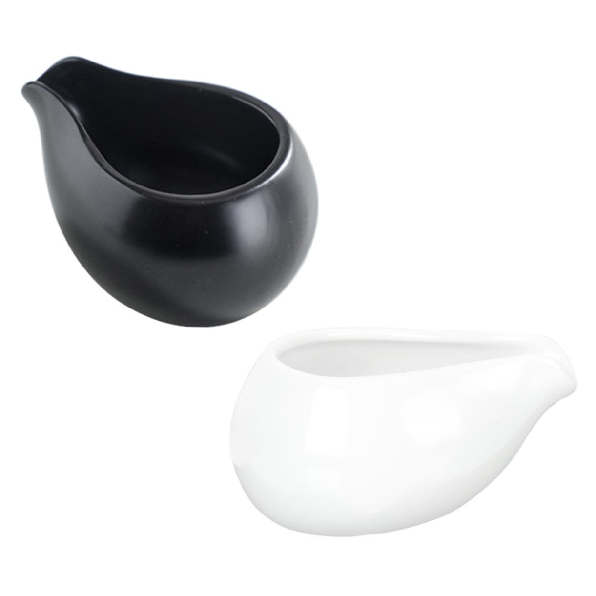 Design simple et élégant pour le contenant à lait Hohopeti en céramique de restaurant