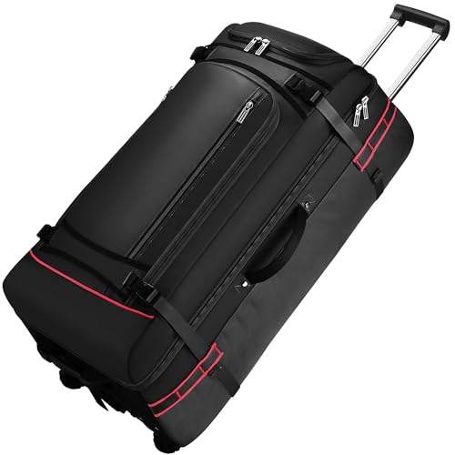 100L Rolling Duffel Bag with Wheels, 33