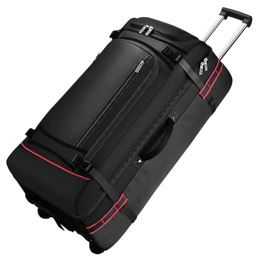 100L Extra Large Rolling Duffel Bag