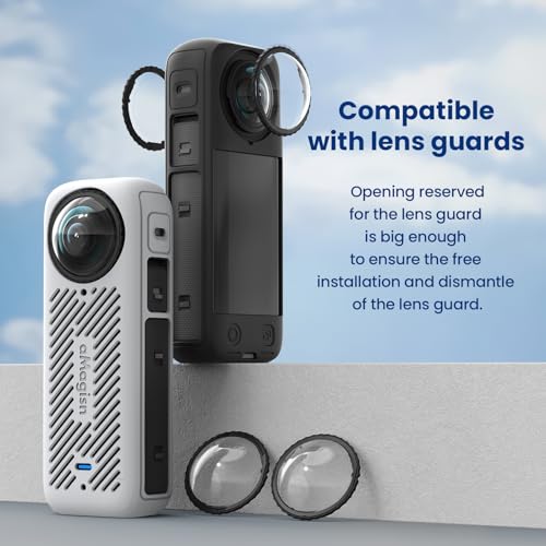 Funda de silicona para cámara panorámica X4 ideal para tus viajes 2
