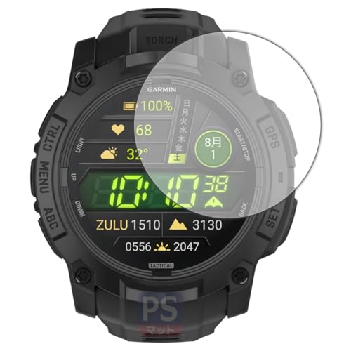 PDA�H�[ GARMIN Instinct 3 AMOLED Tactical [�P�[�X�T�C�Y50mm�p] �Ή� PerfectShield �ی� �t�B���� ���˒ጸ �h�w�� ���{��