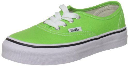 Image of Vans Boy's Fashion Sports Canvas Trainer, Jasmine Green True White, 5.5 us