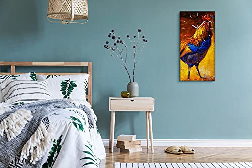 Décoration murale oiseau abstrait 30x60cm idée cadeau maison - 5