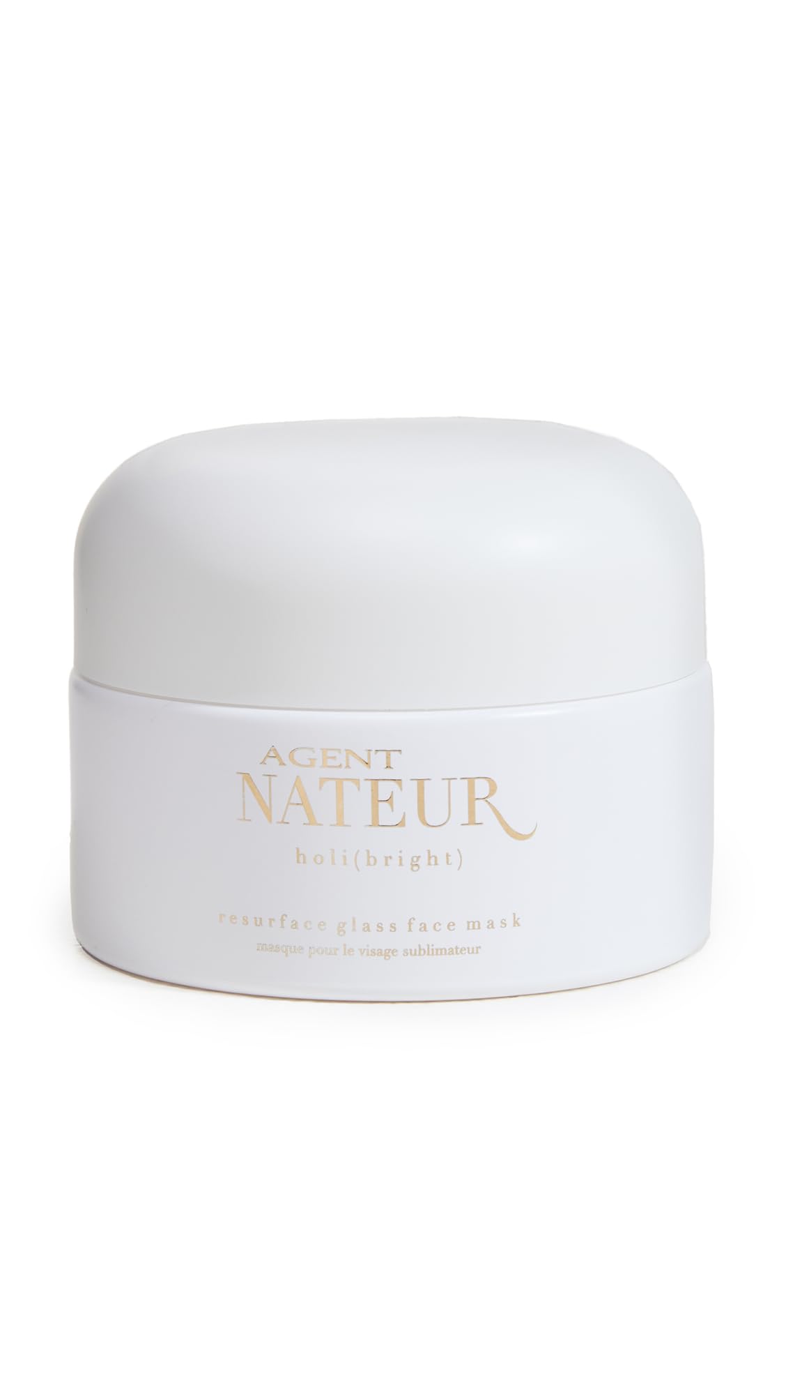 h o l i (b r i g h t) Natural Resurfacing Glass Face Mask | Vegan, Non-Toxic, Clean Haircare (1 fl oz | 30 mL)