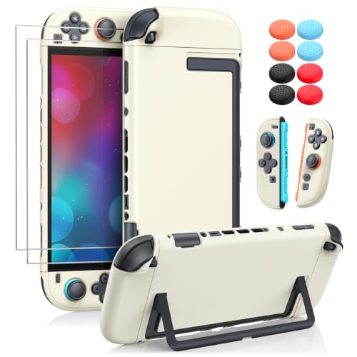 Image of WAXITY Dockable Protective Case for Nintendo Switch 2-Light Yellow