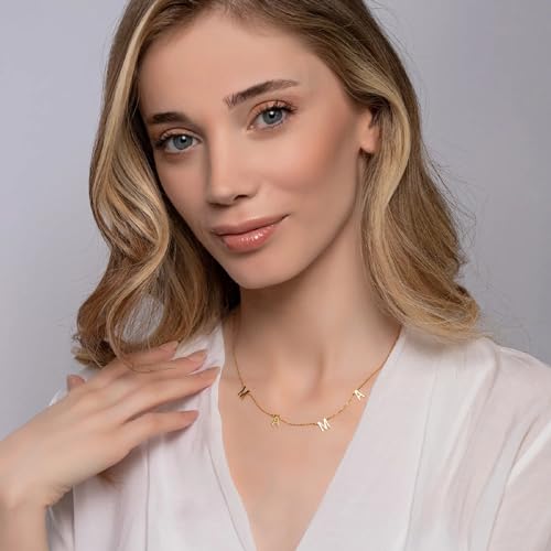 Mama Necklace for Women, 18K Gold Vermeil Mother's Necklaces, Mom Dainty Necklace for Women, Cursive Letter Pendant Necklace | Perfect Gifts for Mother's Day & Birthday3