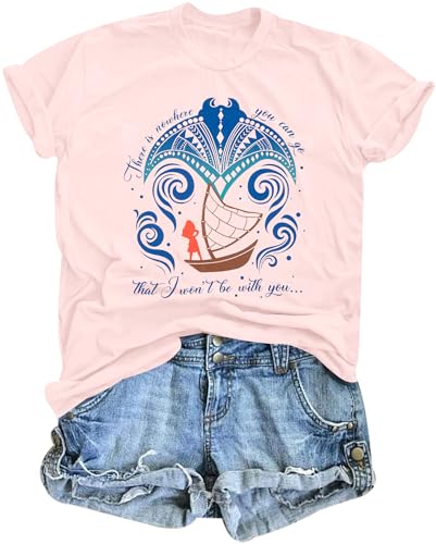 Magic Princess Shirt Women Ocean Princess Shirts Movie T Shirts HEI HEI Vacation Holiday