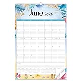 GuassLee Large Wall Calendar 2026-2027,19-Month Vertical Wall Calendar Runs from Jun. 2026 to Dec. 2027, 22"x15" Hanging Monthly Planner with Thick Paper Watercolor Design for Easy Organizing