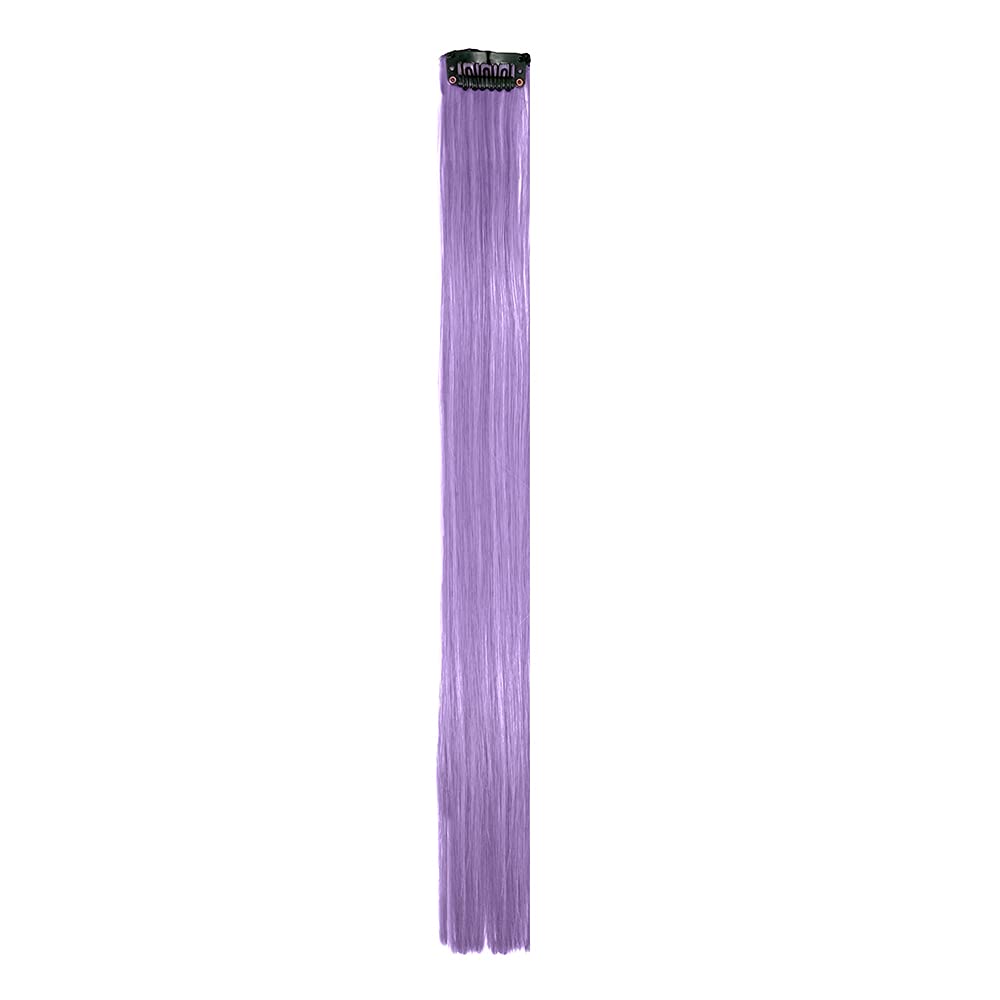 Streak StreetARGYLE PURPLE STRAIGHT CLIP-ON STRANDS