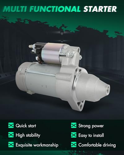 Image of SCITOO Starter Motor fit for INFINITI for Q50 2.0L 2016-2019,for INFINITI for Q60 2.0L 2017-2018,for Mercedes-Benz for C300 2.0L 2015-2018 Replacement Starter 31257