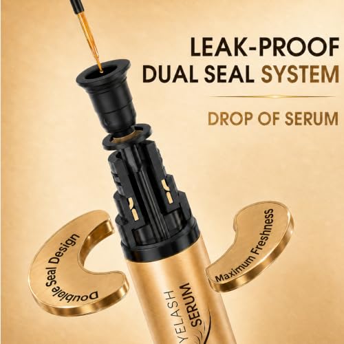 Image of Lash Serum for Eyelash Growth, Peptide Eyelash Growth Serum for Longer, Fuller & Thicker-Looking Lashes, Gentle Vegan Formula for Sensitive Eyes 6mL