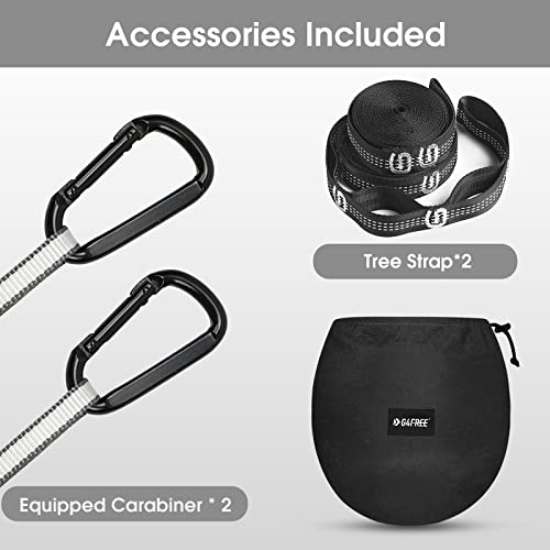 G4Free Large Camping Hammock with Mosquito Net 2 Person Pop-up Parachute Lightweight Hanging Hammocks Tree Straps Swing Hammock Bed for Outdoor Backpacking Backyard Hiking,One_size by G4Free - Used condition - Image 6