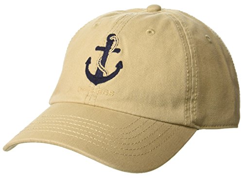 Dockers Men's Anchor Baseball Cap, Khaki, One Size, brown/khaki