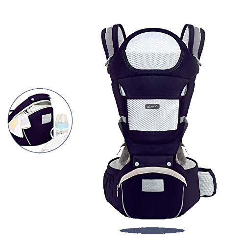 Suporte Canguru para bebê - Ergonômico (Azul Escuro)