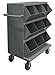 Durham MSB9-2036-95 Mobile Storage Bin Cart with 9 Compartments