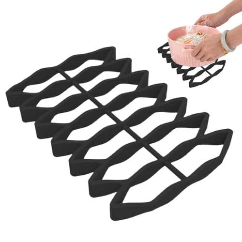 Roasting Rack - Silicon Basting Roaster | High Temperature Oven Silicone Roast Rack | Non Stick Fish Roasting Rack | Kitchen Drain Grill Mat for Grilling for Fish, Vegetables