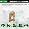 Neutop Replacement Disposable Dust Bags Compatible with Ecovacs Deebot T8, T8+, N8+, N8 Pro+, N10 Plus, Robot Vacuums, 9-Pack.